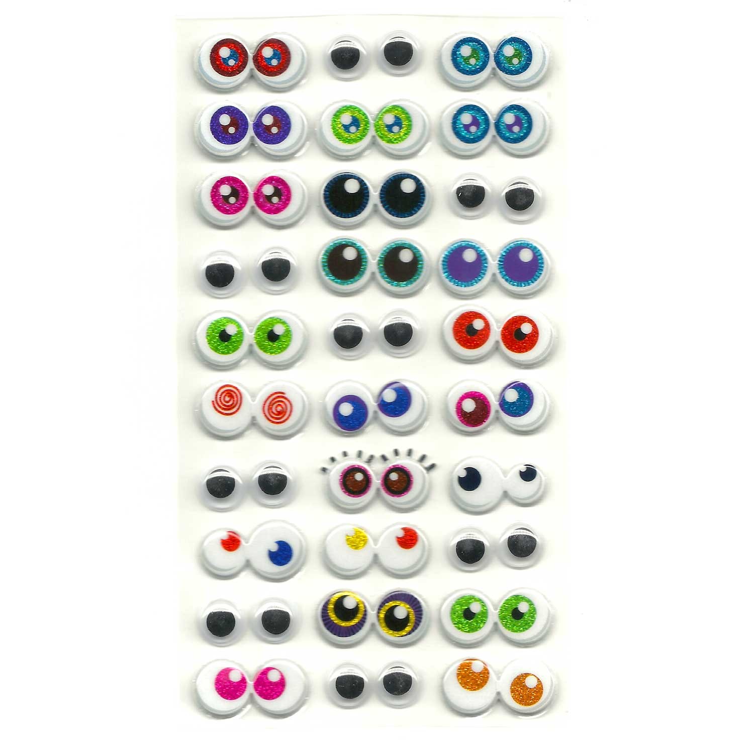 TEHAUX 3 Sheets Eye Stickers Colored Stickers Crafts Materiales para Uñas  Paper Eye Sticker Eye Patches Sticker Eyes DIY Accessories Clay Crafts Eye  – Yaxa Colombia