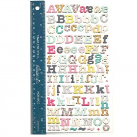 Colorful Alphabet Stickers