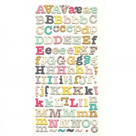 Colorful Alphabet Stickers