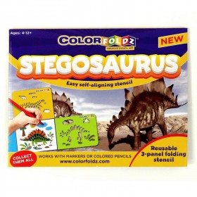 Stegosaurus ColorFoldz Self-Aligning Stencil