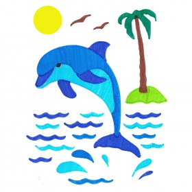 Dolphin ColorFoldz Self-Aligning Stencil