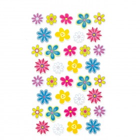 Opalescent Flowers Stickers