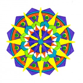 Grace Mandala ColorFoldz Self-Aligning Stencil